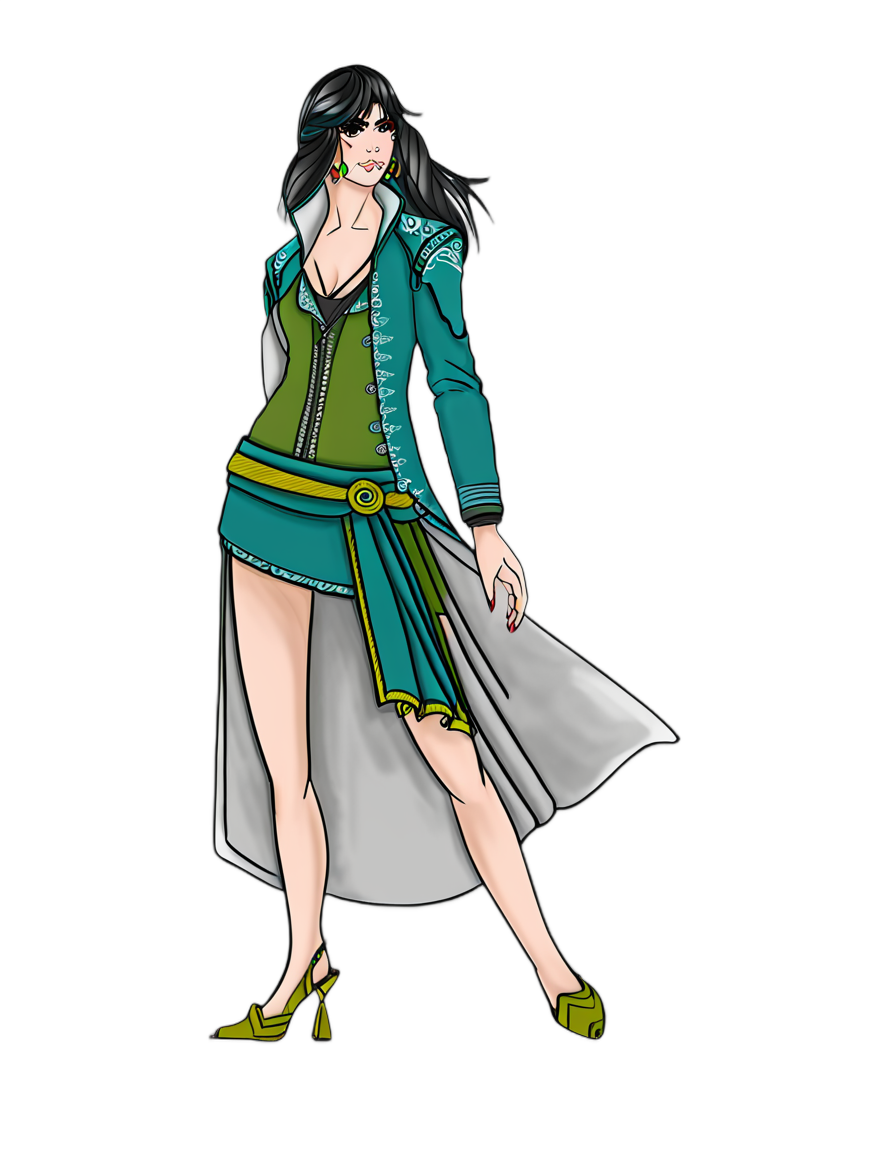 Aisha Al-Qazzaz (Sheikha Shady) front cut