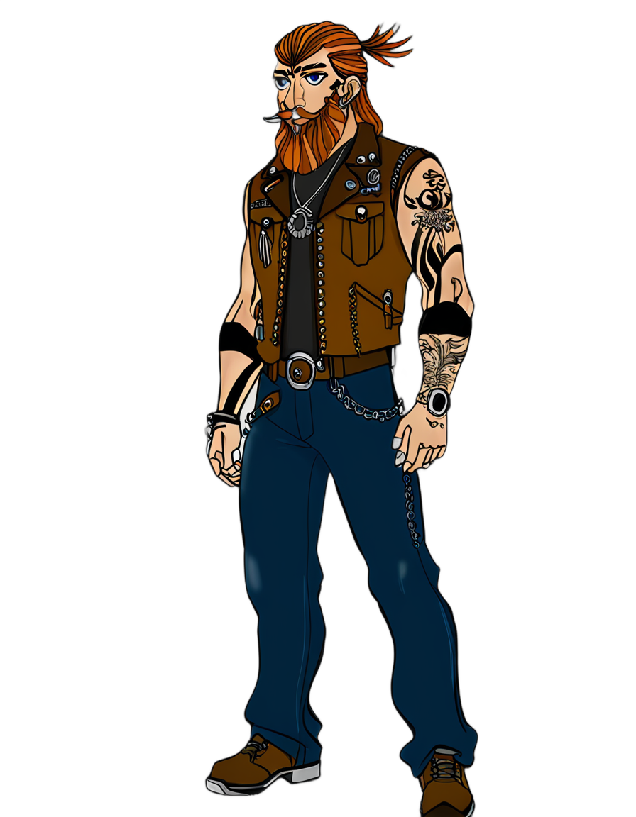 Jack 'Rusty' Daniels (Rusty) side cut