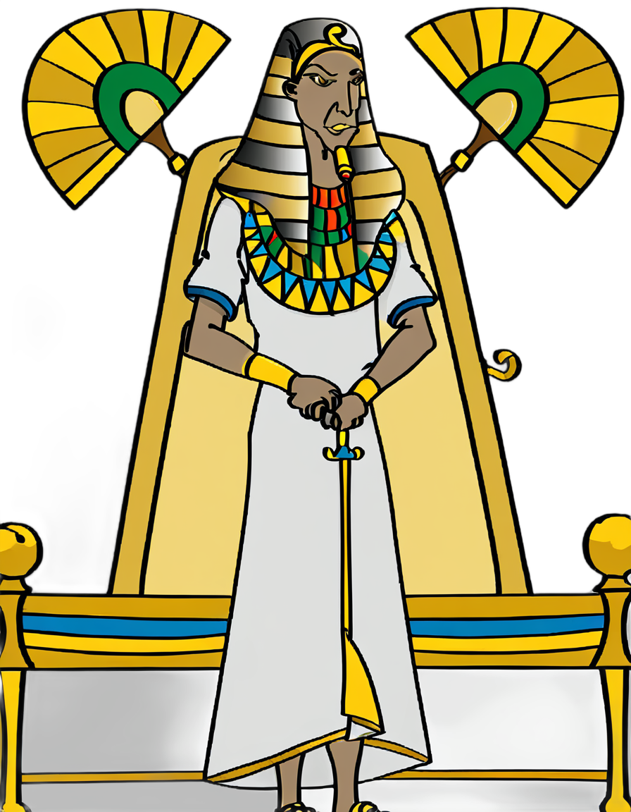 Pharaoh Seti I back cut