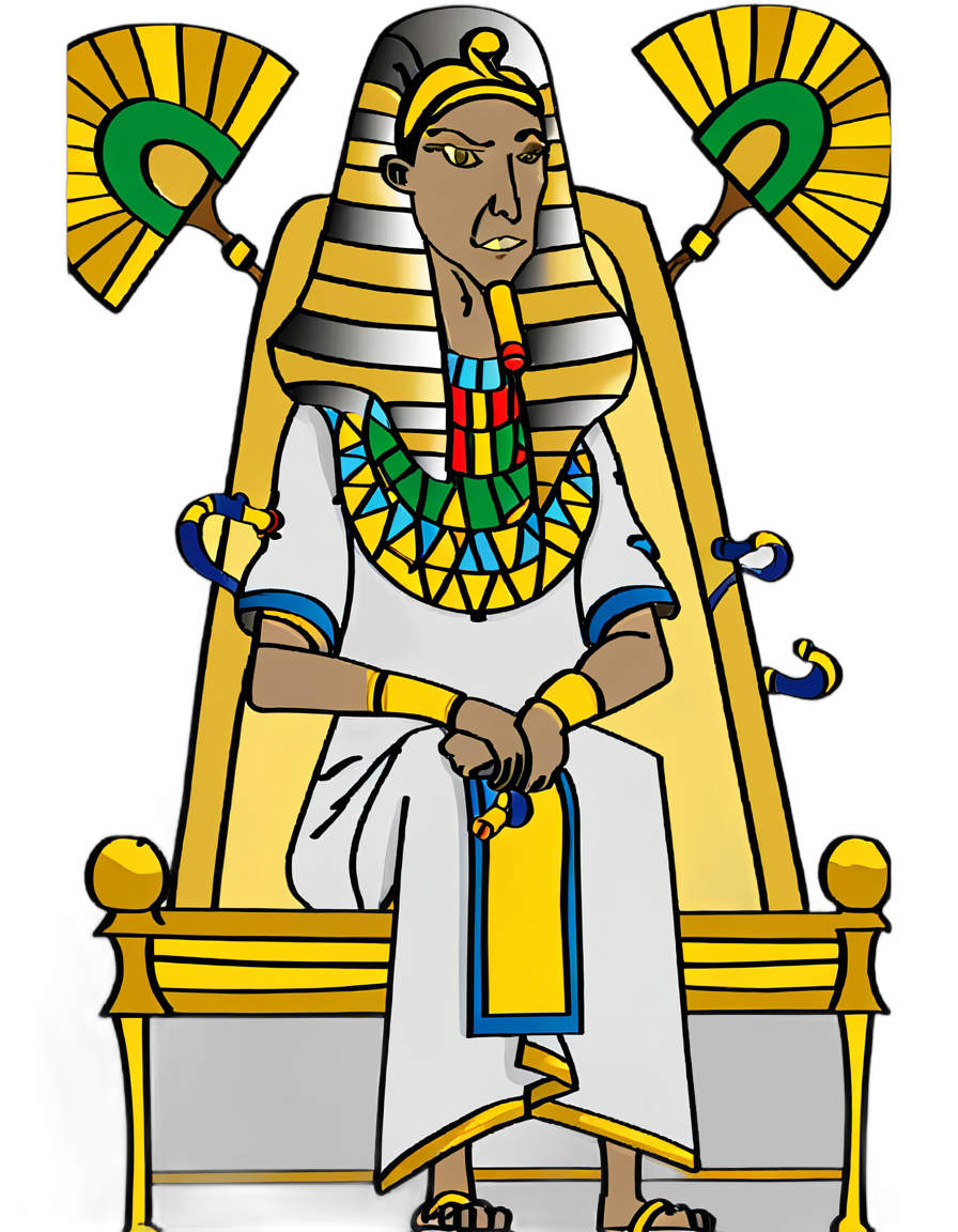 Pharaoh Seti I front cut